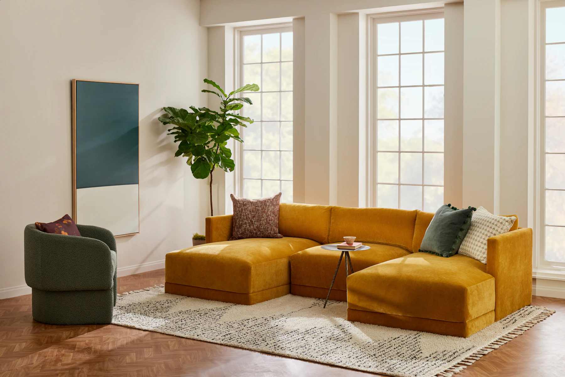 Maurice Modular U-Chaise Sectional