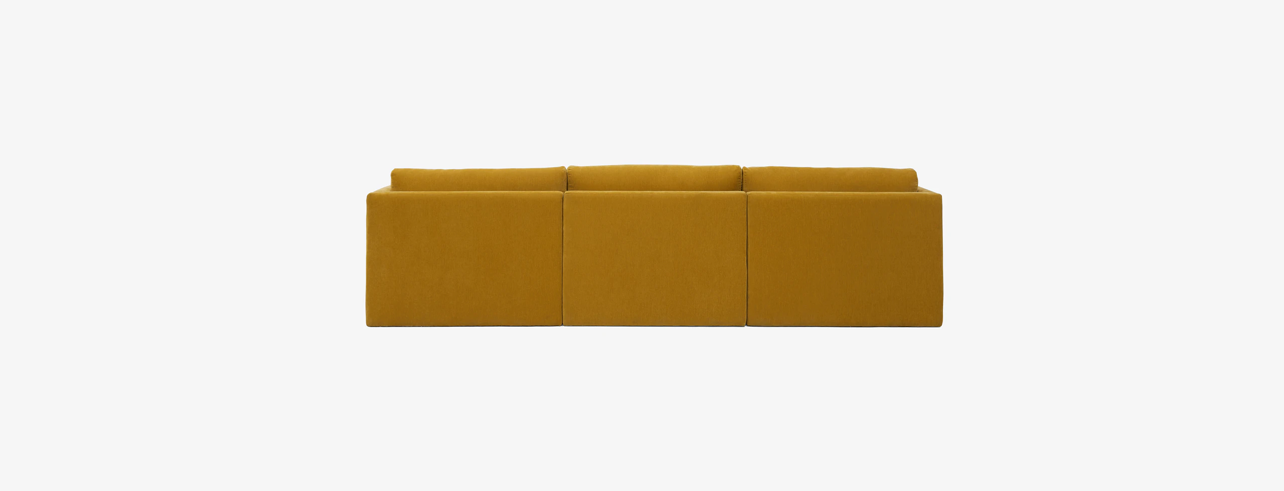 Maurice Modular Chaise Sectional Harper Amber Gold