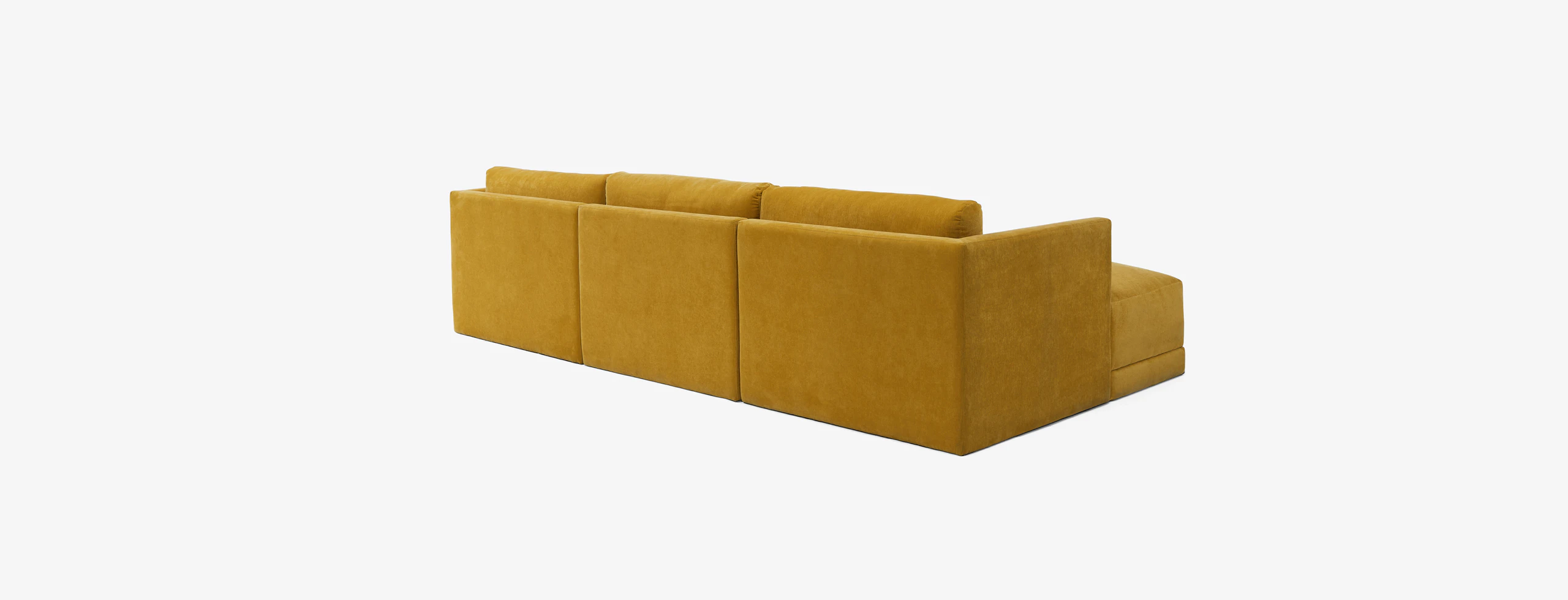 Maurice Modular Chaise Sectional Harper Amber Gold