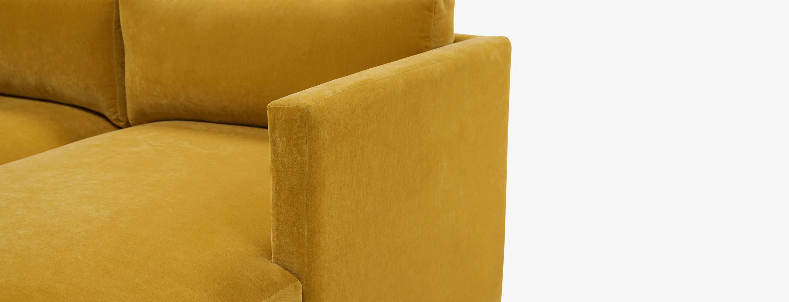 Maurice Modular Chaise Sectional Harper Amber Gold