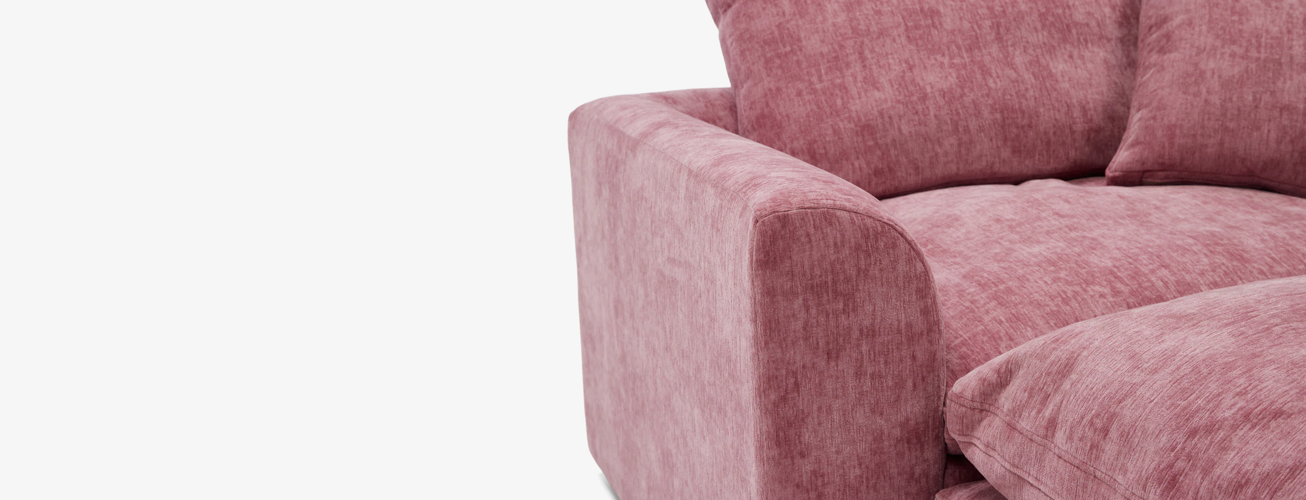 Bryant Chair And Half Bryant Ottoman Heather Rose