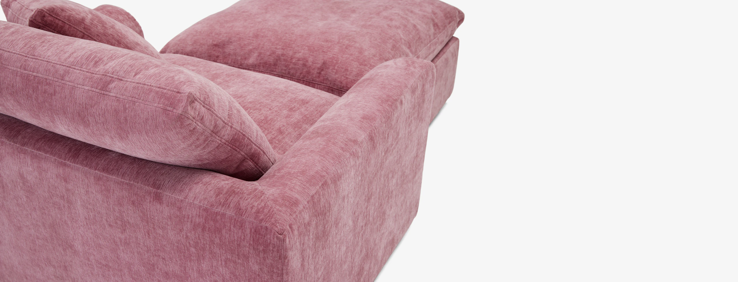 Bryant Chair And Half Bryant Ottoman Heather Rose