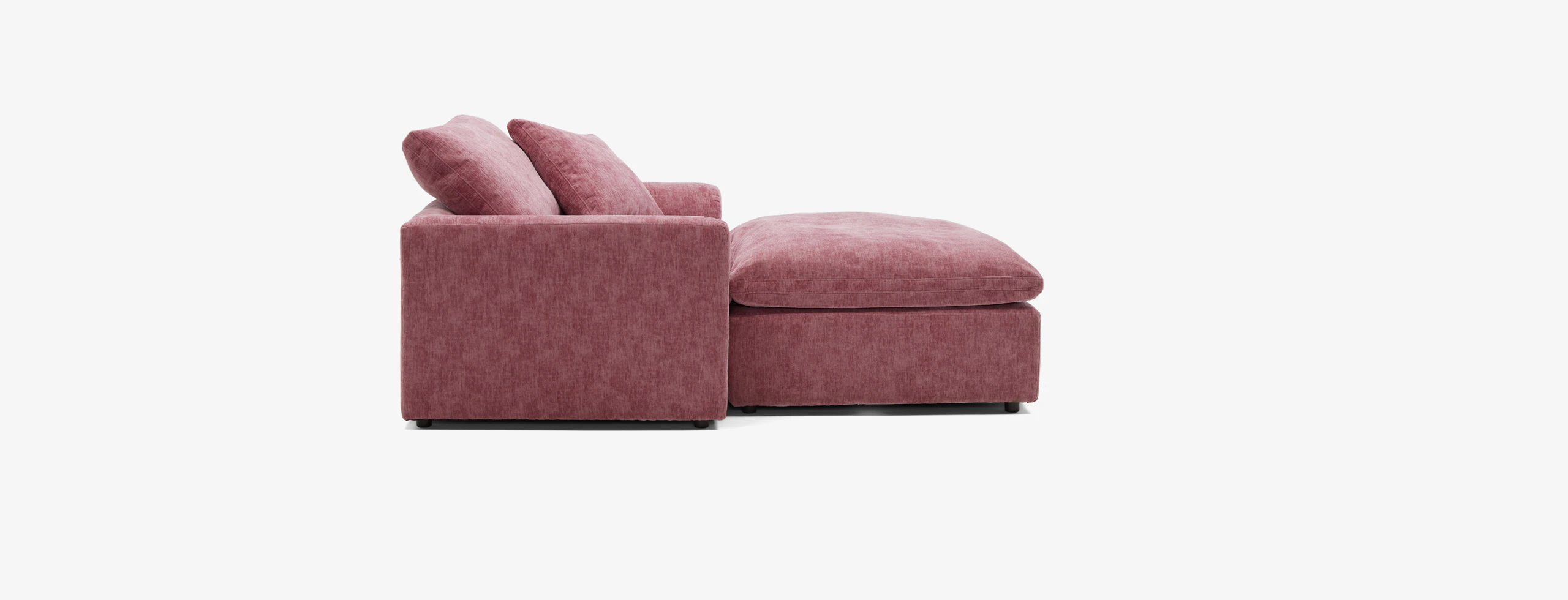 Bryant Chair And Half Bryant Ottoman Heather Rose