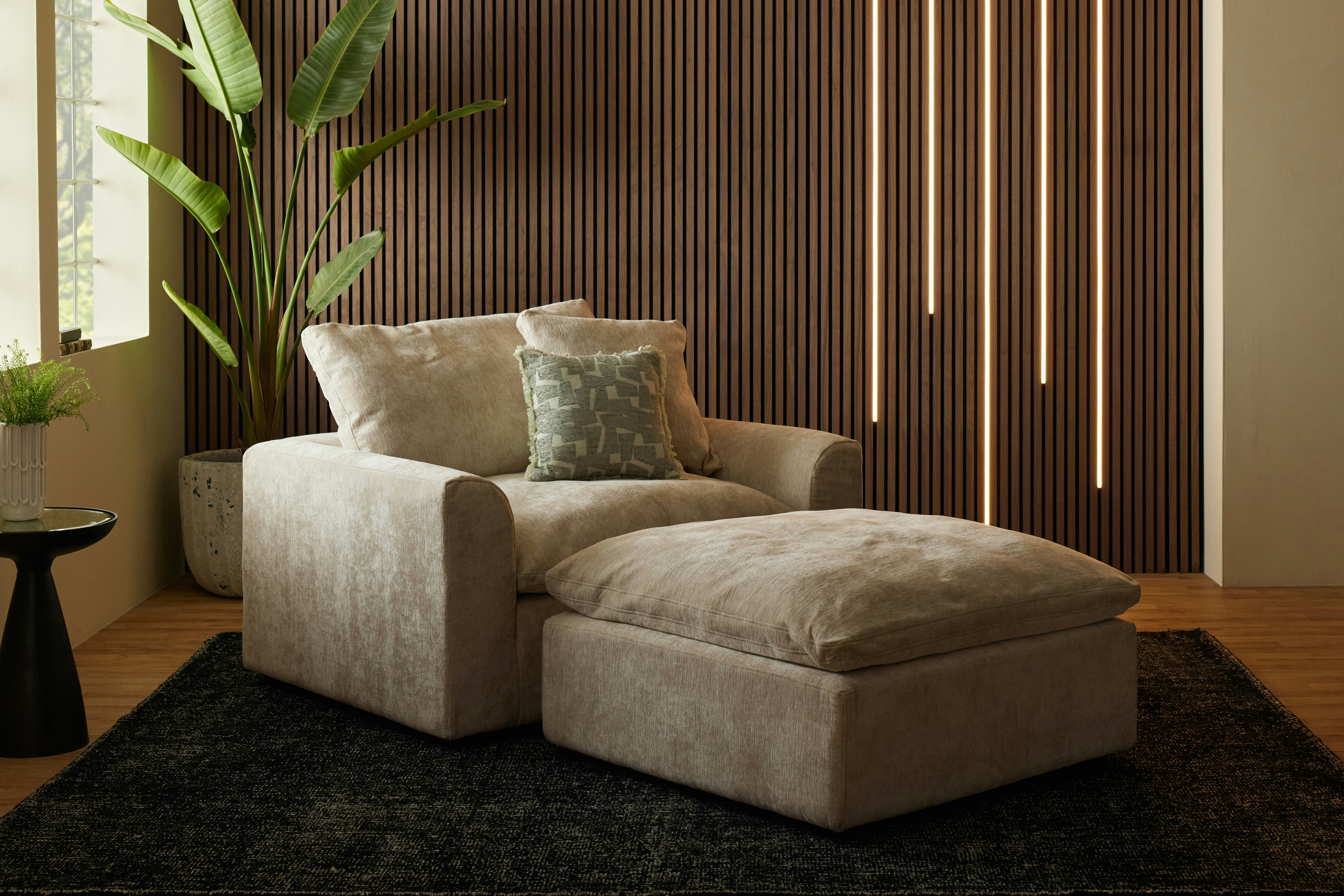 Bryant Chair And Half Ottoman Crave Irish Cream