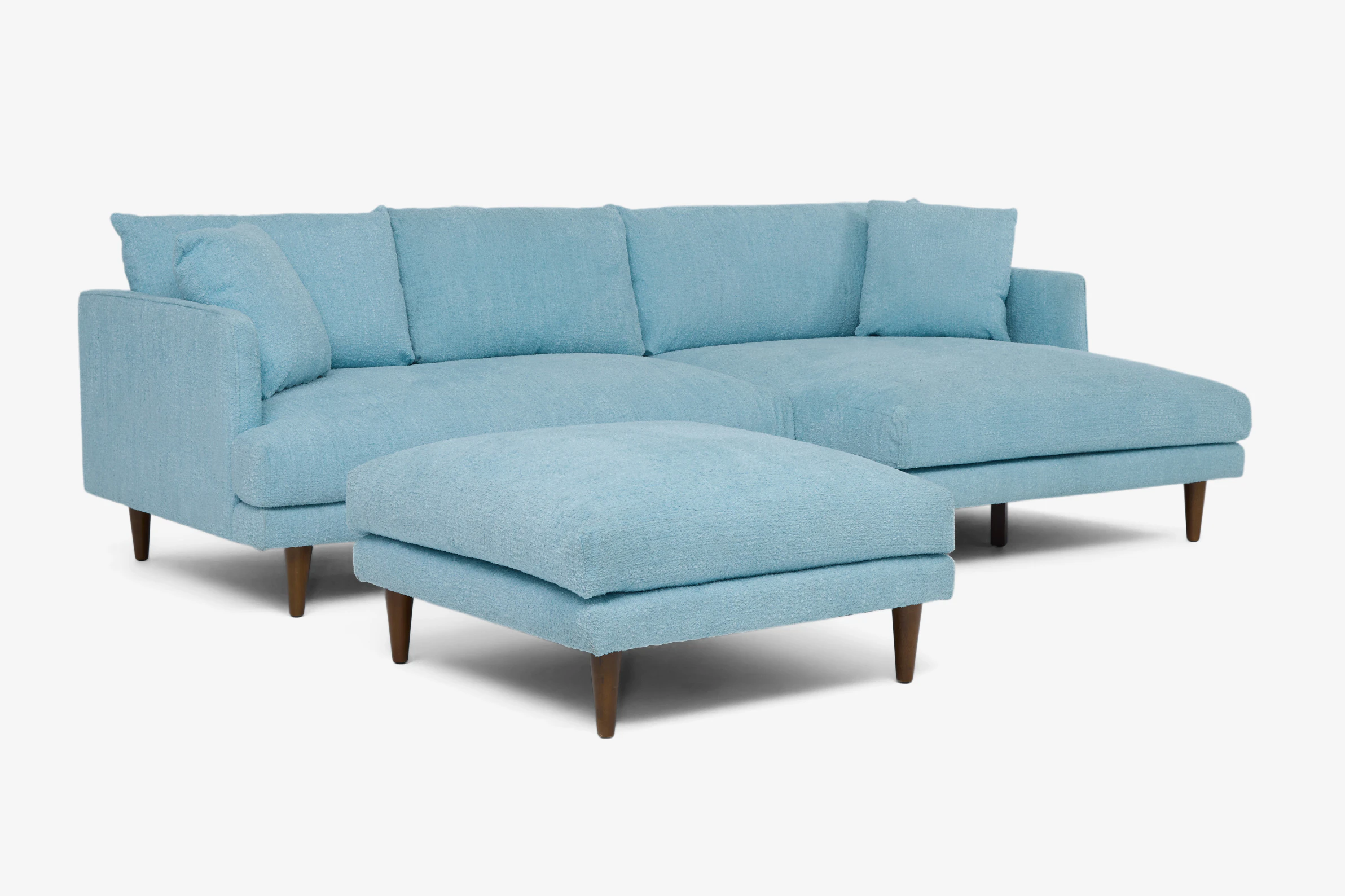 Lewis Sectional Ottoman Karina Aquatic