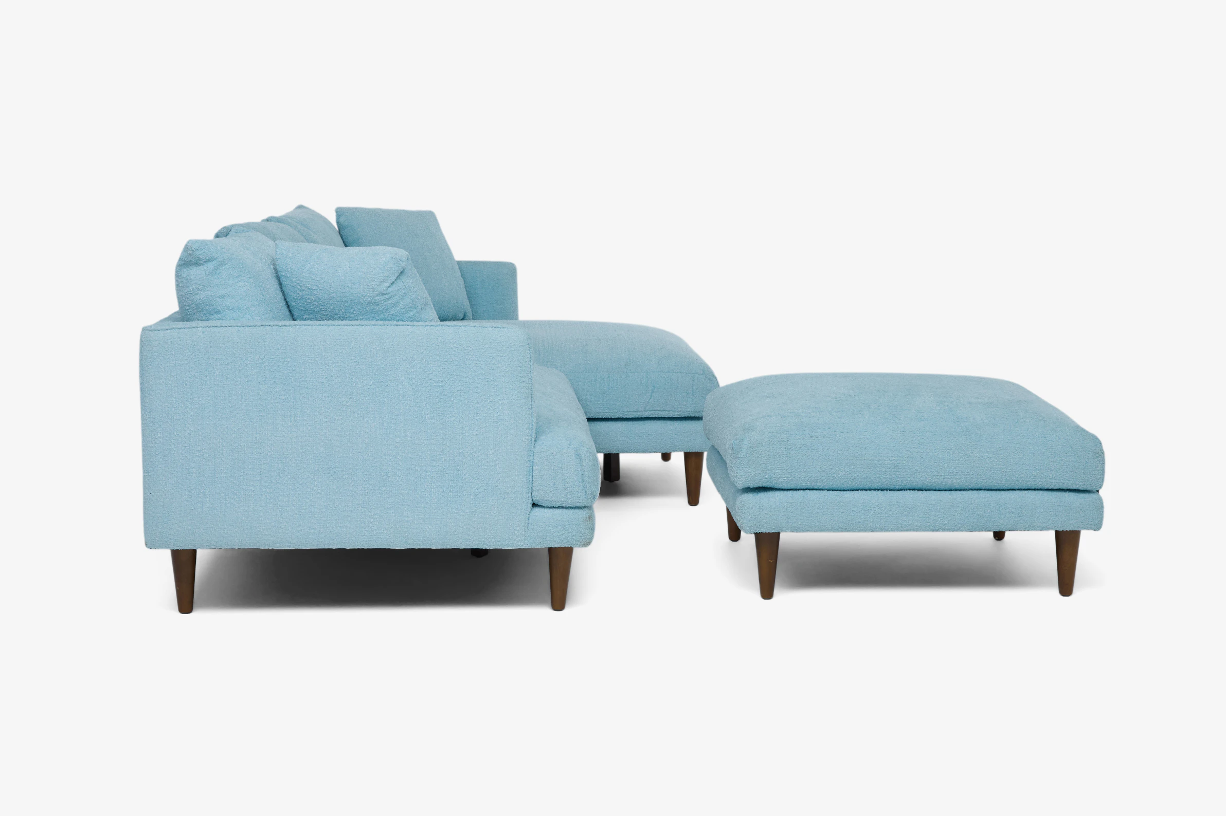Lewis Sectional Ottoman Karina Aquatic