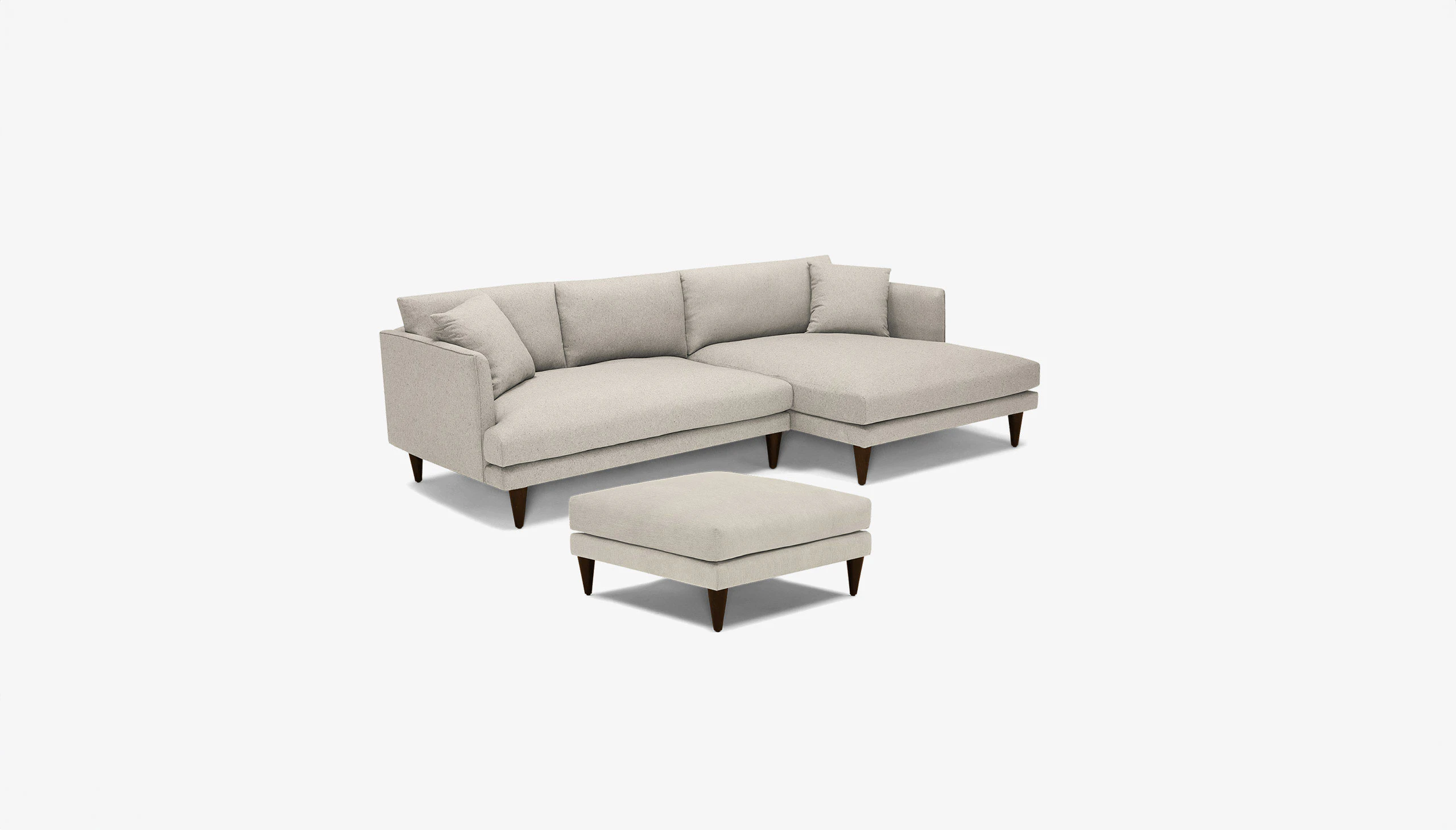 Lewis Sectional & Ottoman - Thumbnail 4