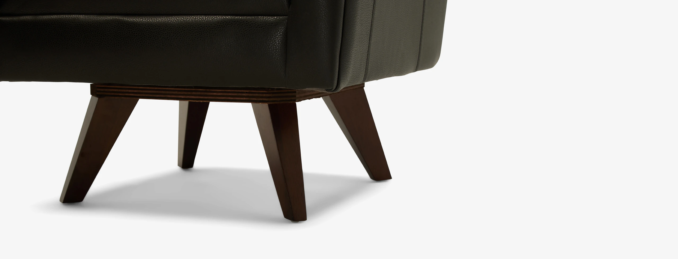 Harlow Leather Swivel Chair Distraction Soot