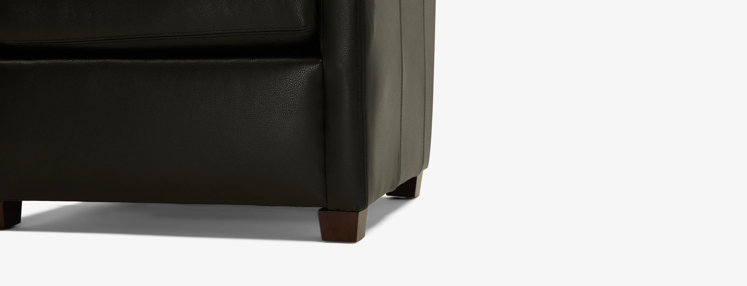 Hayli Leather Chair Distraction Soot