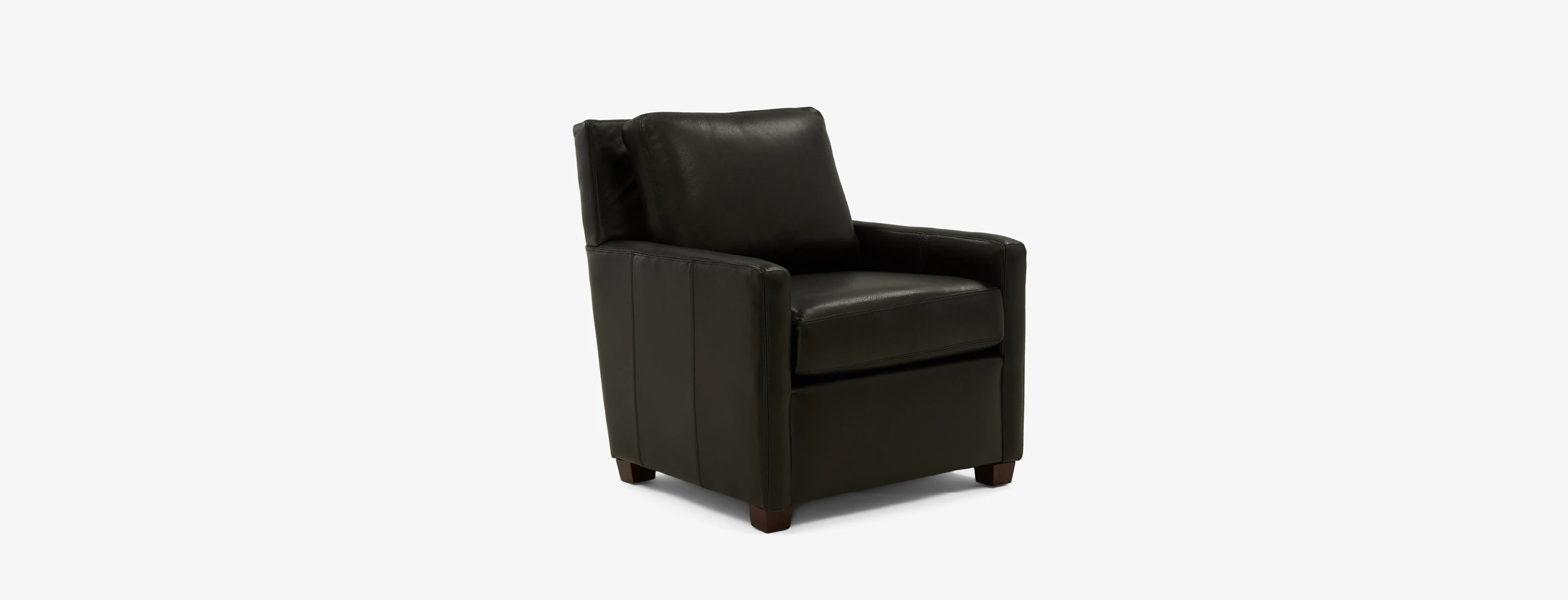 Hayli Leather Chair Distraction Soot