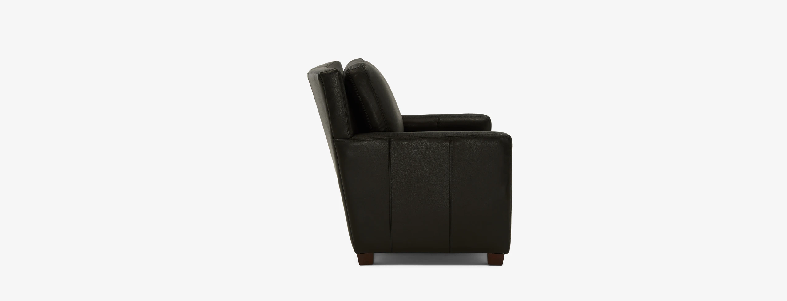 Hayli Leather Chair Distraction Soot