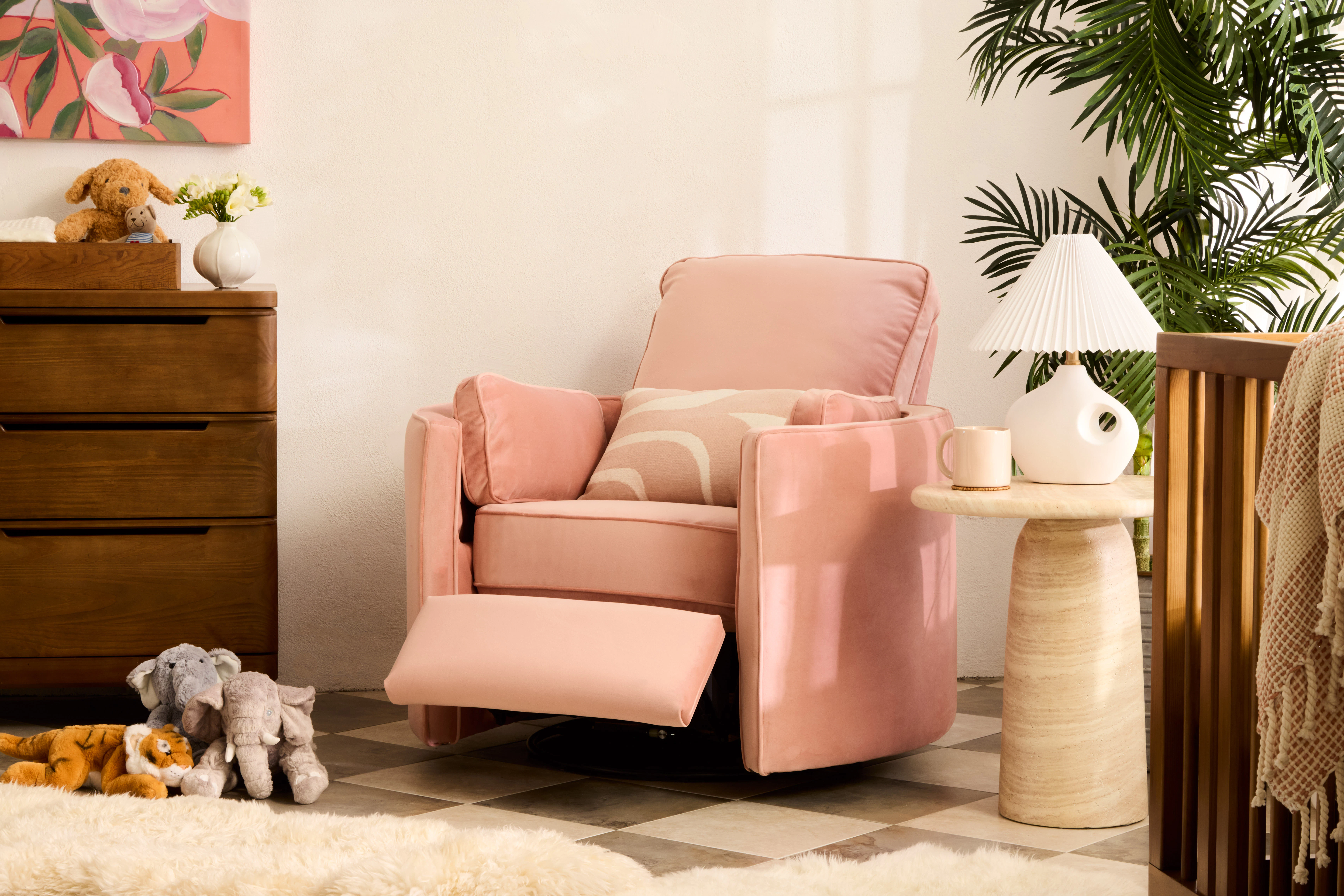 Corey Swivel Chair Royale Blush