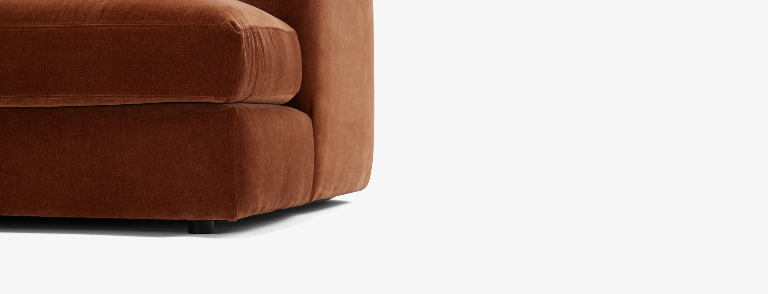 Sebastian Modular Grand Chaise Sectional Harper Cinnamon