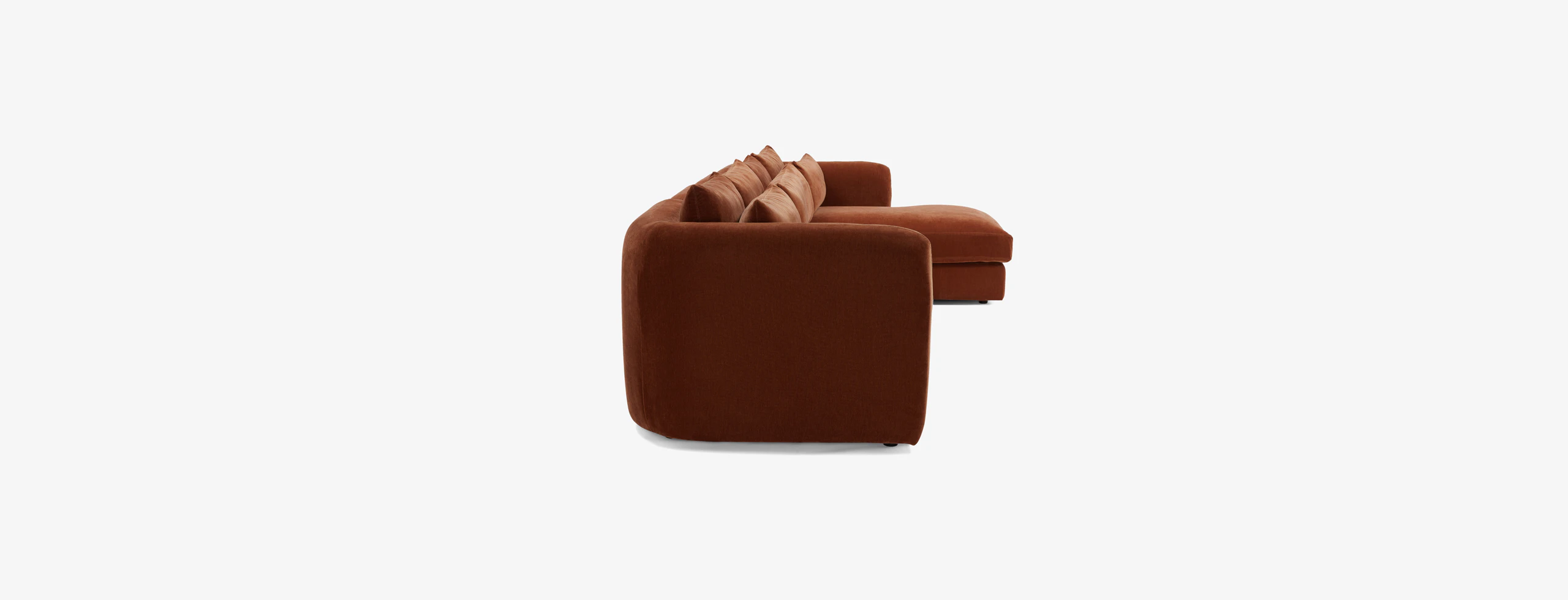 Sebastian Modular Grand Chaise Sectional Harper Cinnamon