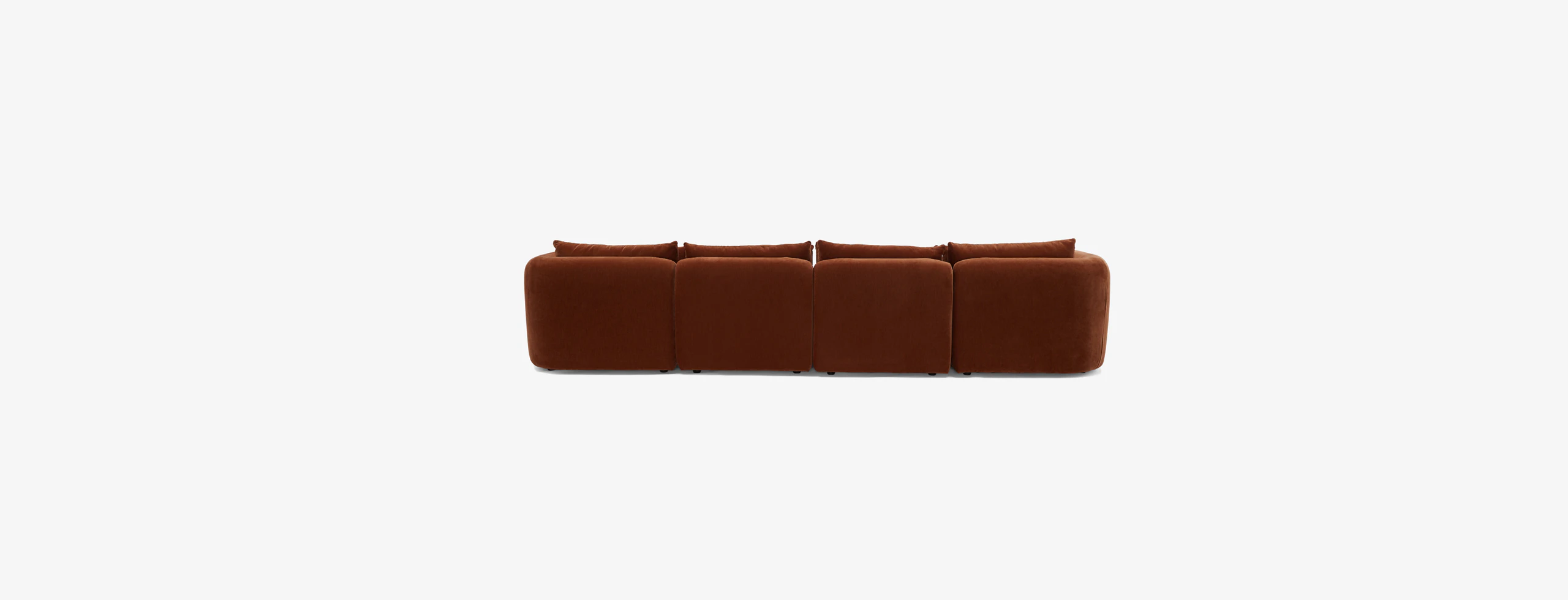 Sebastian Modular Grand Chaise Sectional Harper Cinnamon