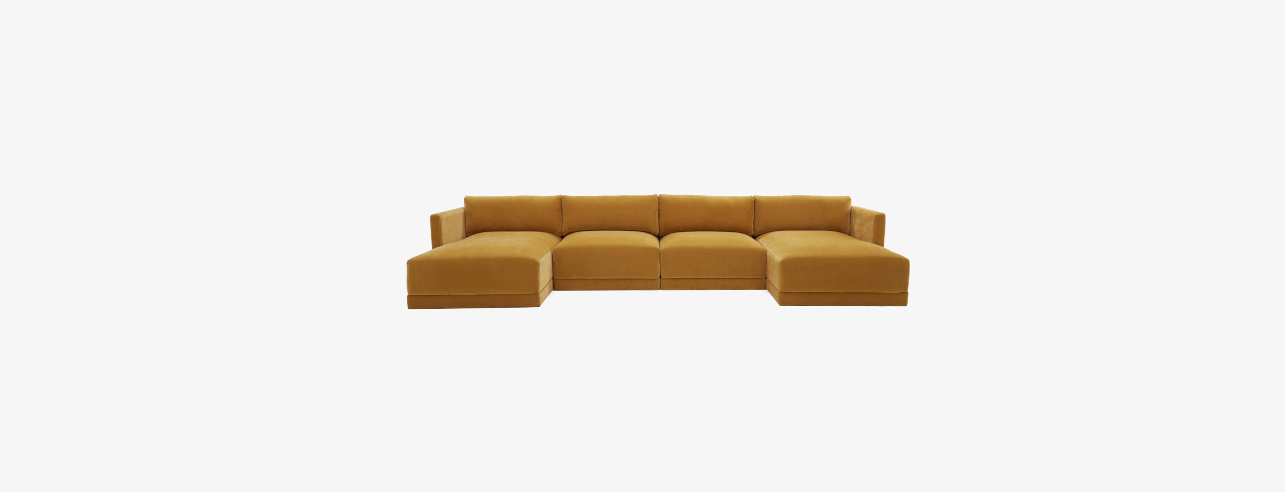 Sebastian Modular Grand Chaise Sectional Harper Cinnamon