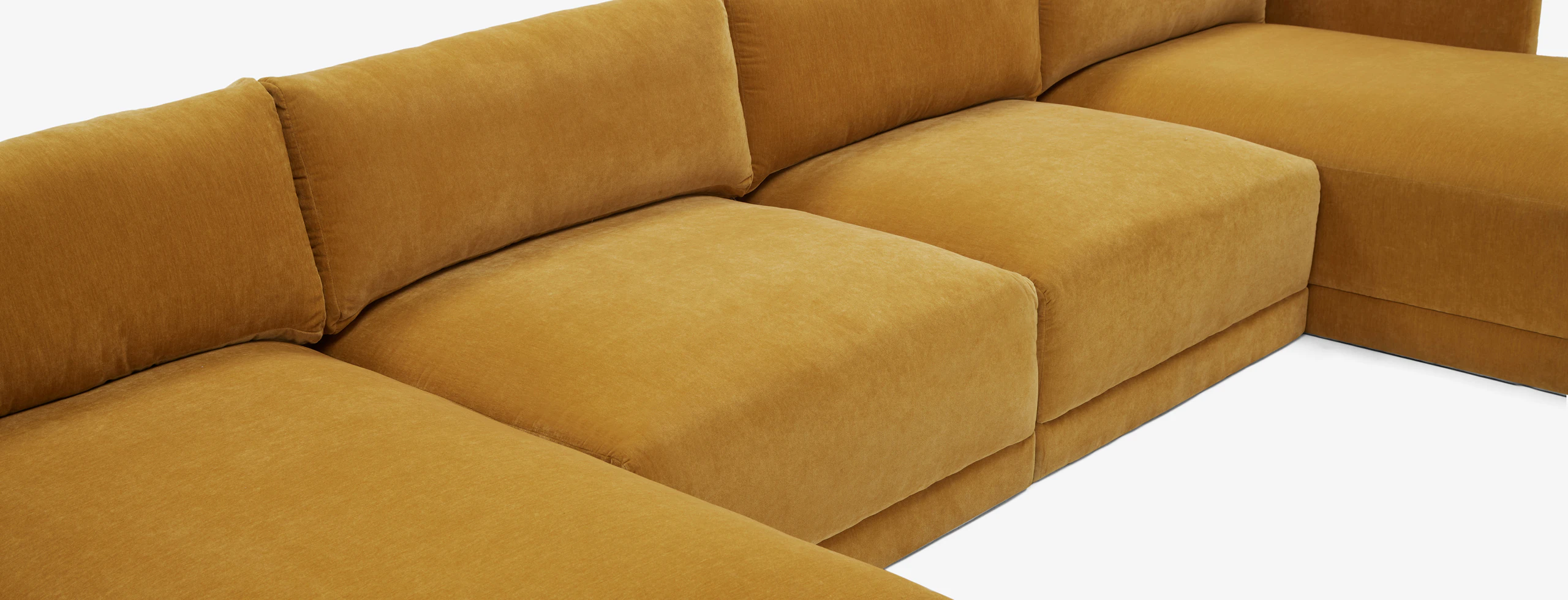 Sebastian Modular Grand Chaise Sectional Harper Cinnamon