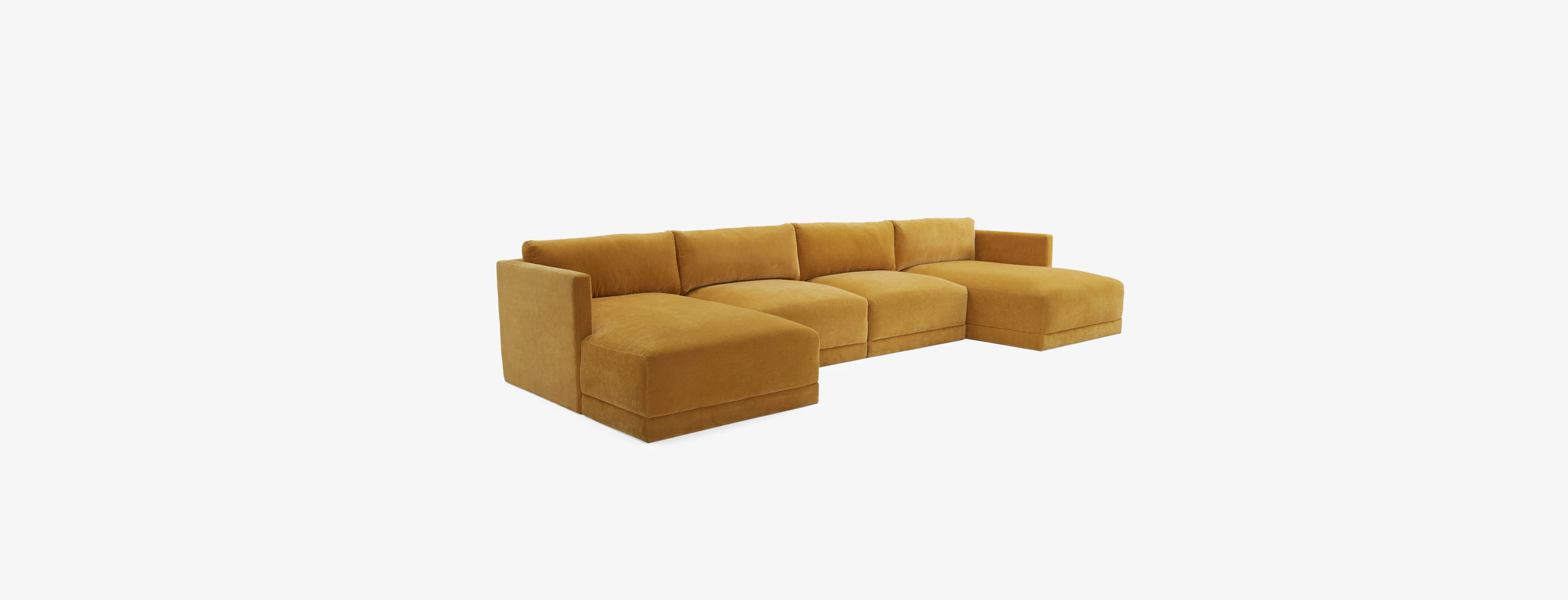 Sebastian Modular Grand Chaise Sectional Harper Cinnamon