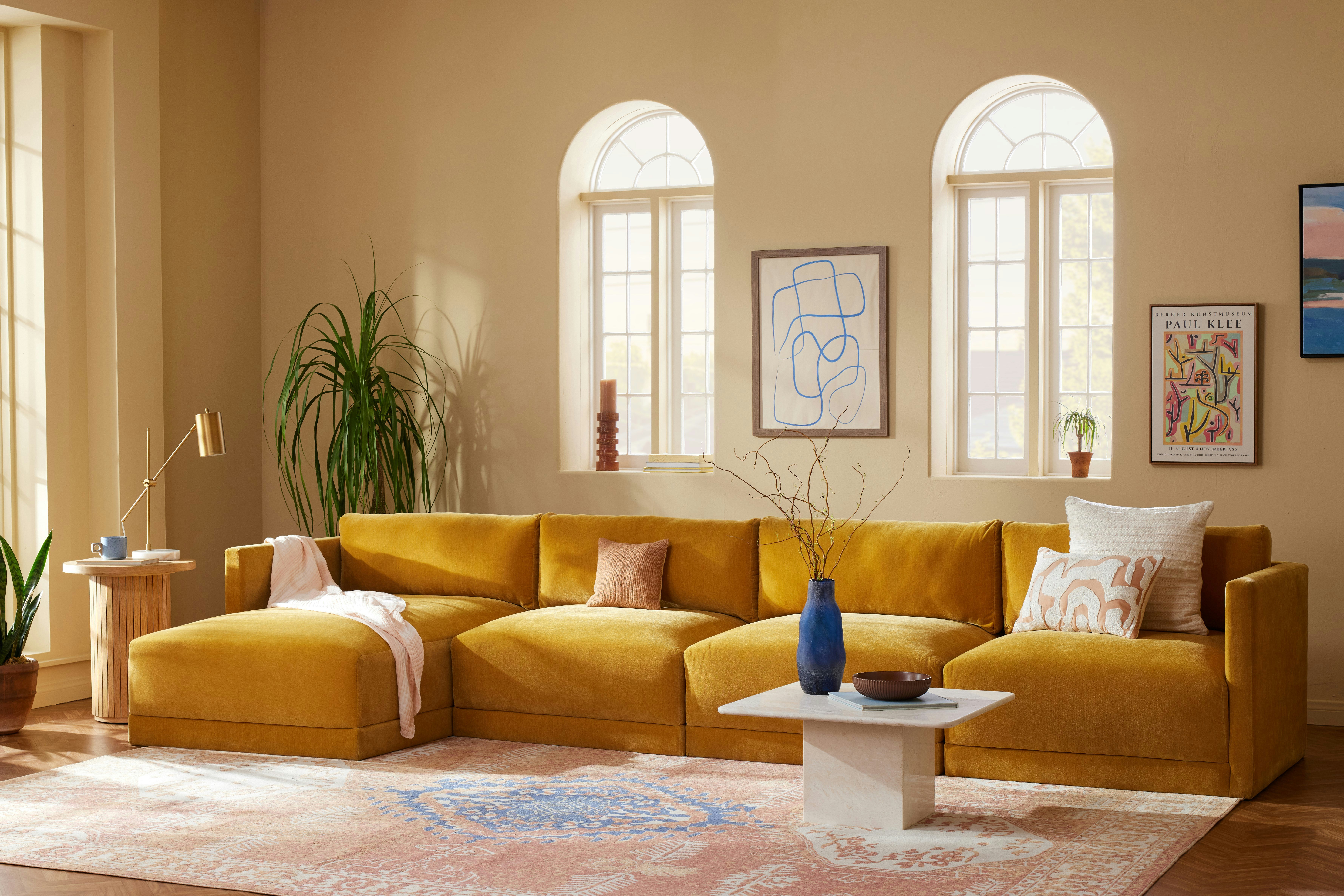 Maurice Modular Grand Chaise Sectional 0155b