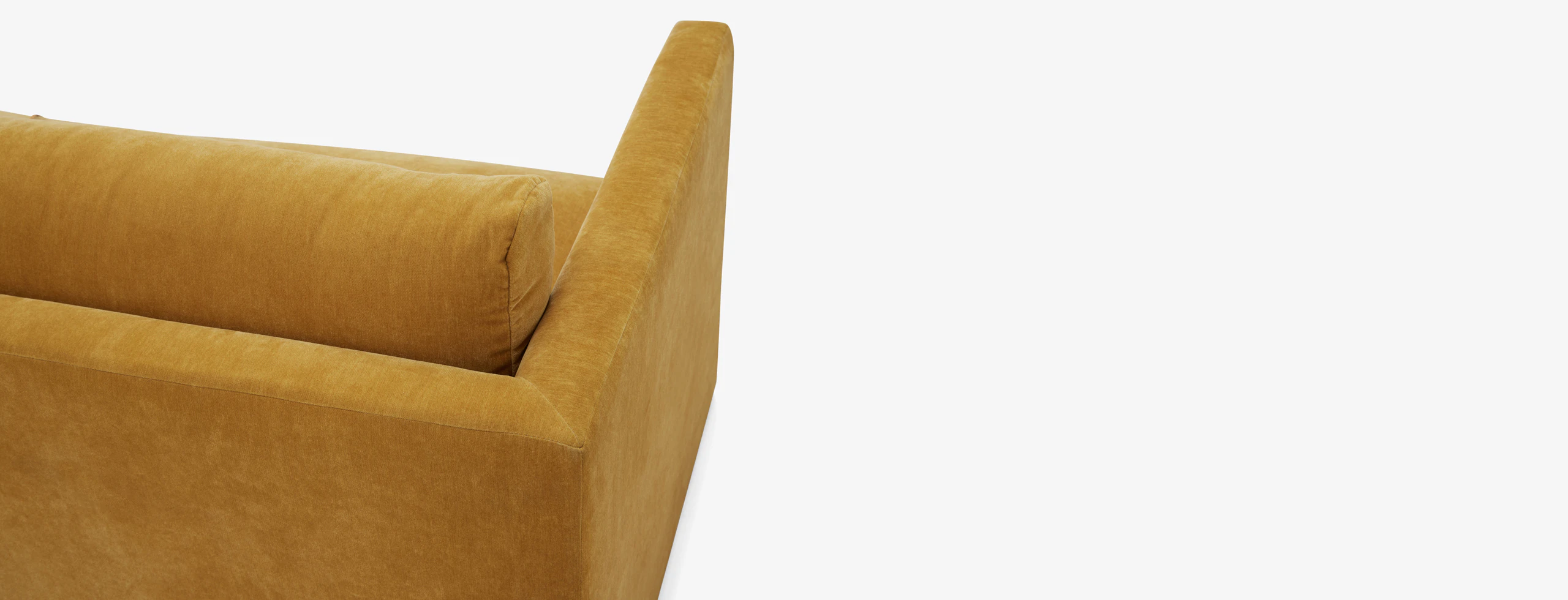 Maurice Modular Grand Chaise Sectional Harper Amber Gold