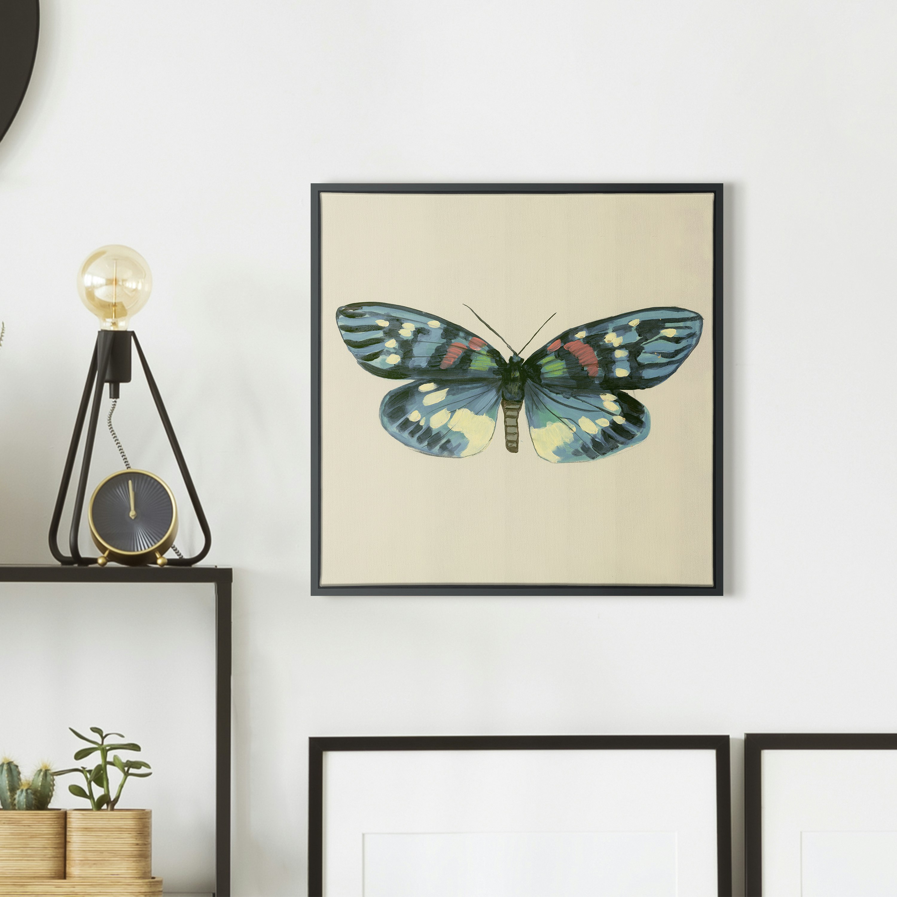 Butterfly Wall Art Blue