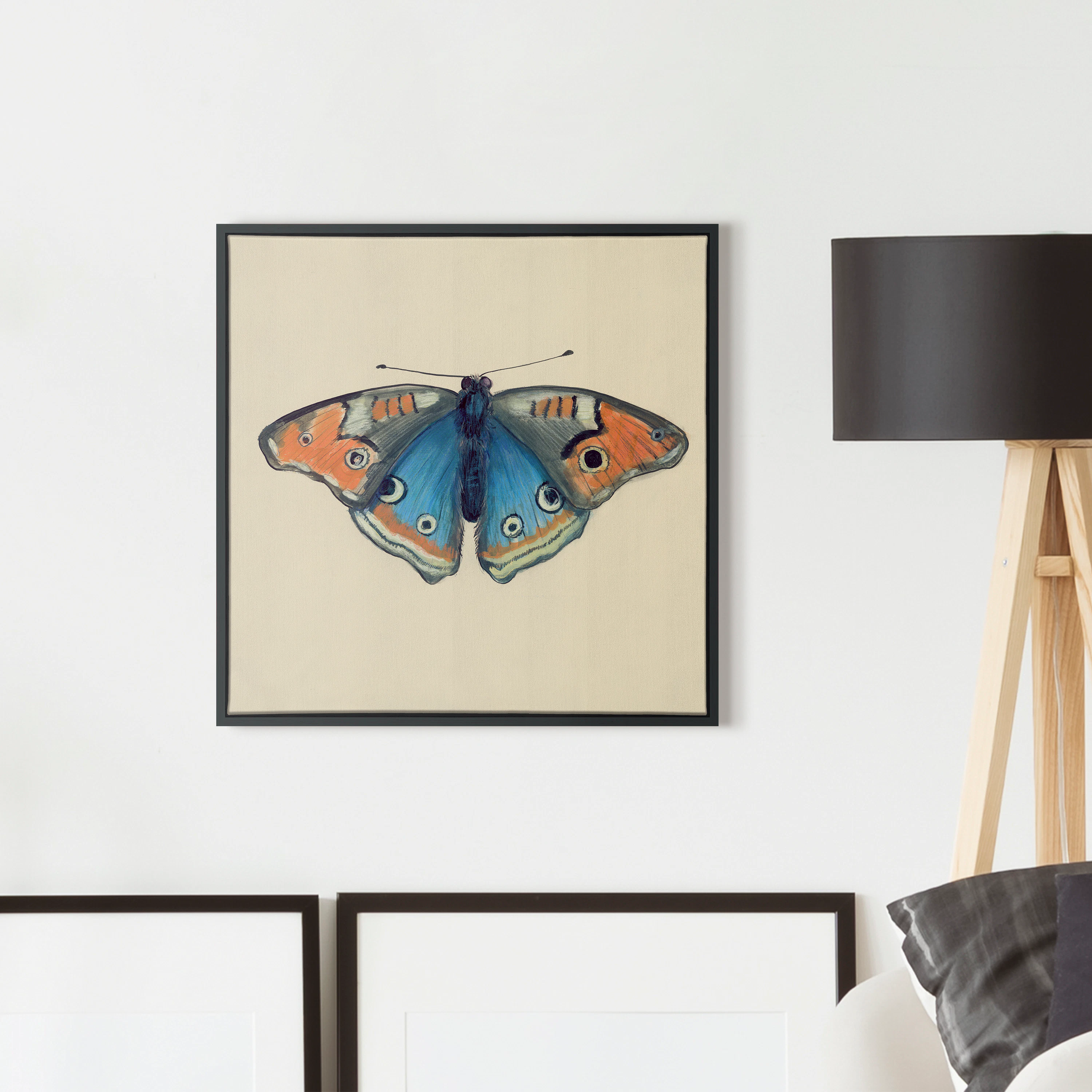 Butterfly Wall Art Orange