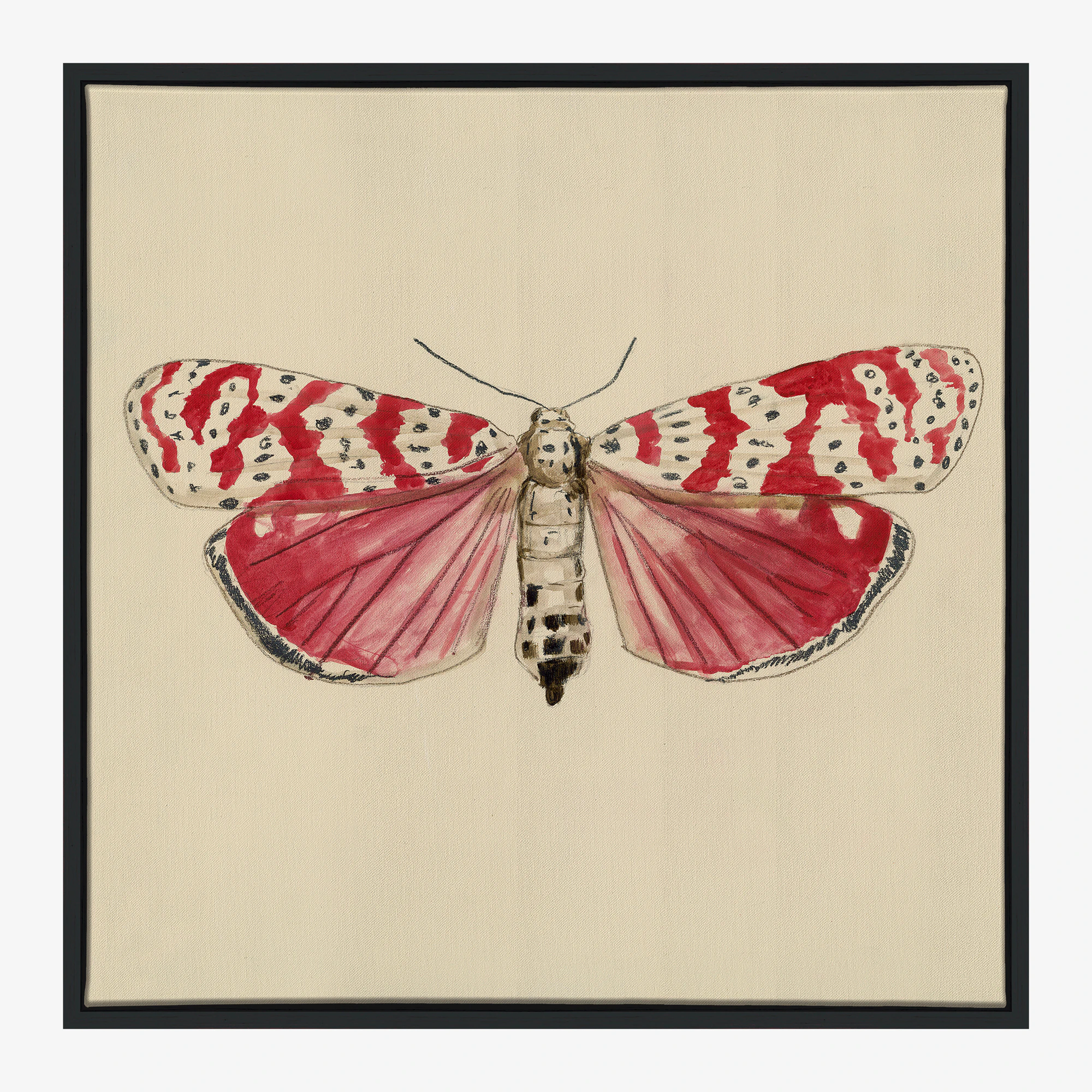 Butterfly Wall Art Red