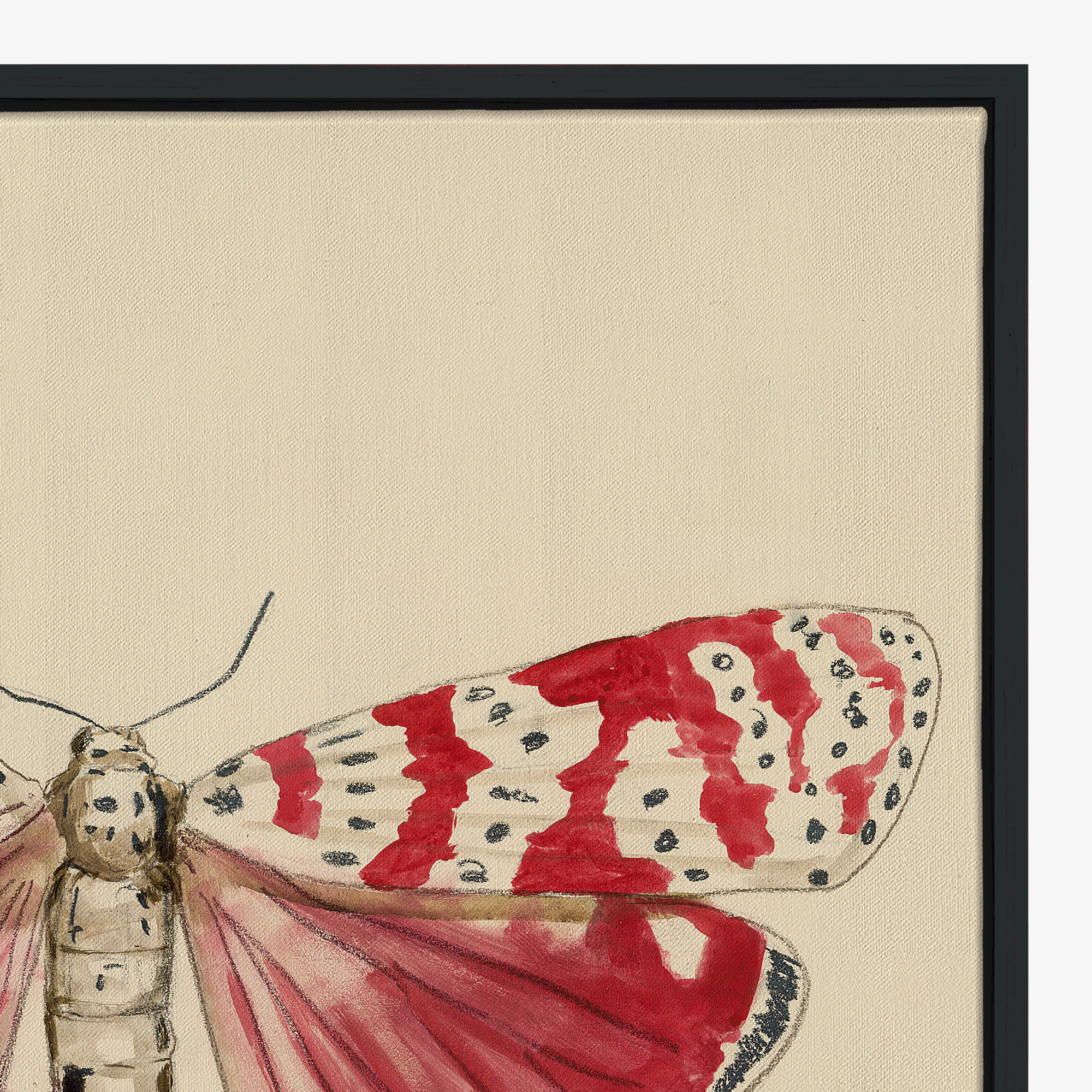 Butterfly Wall Art Red