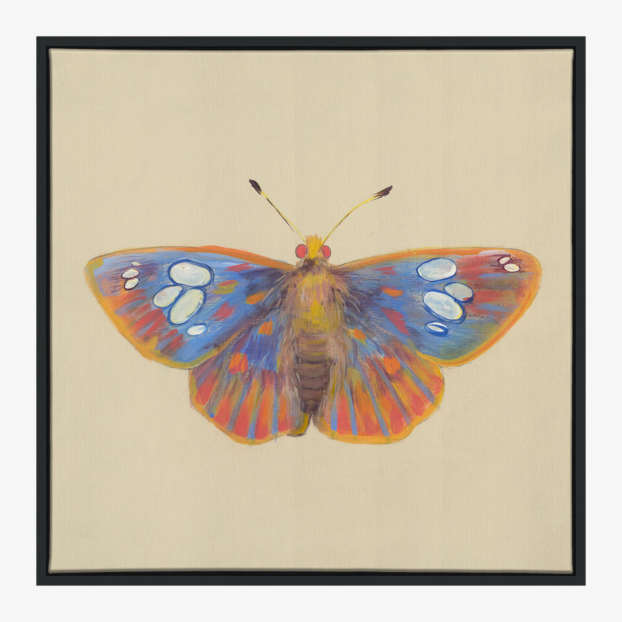 Butterfly Wall Art Yellow
