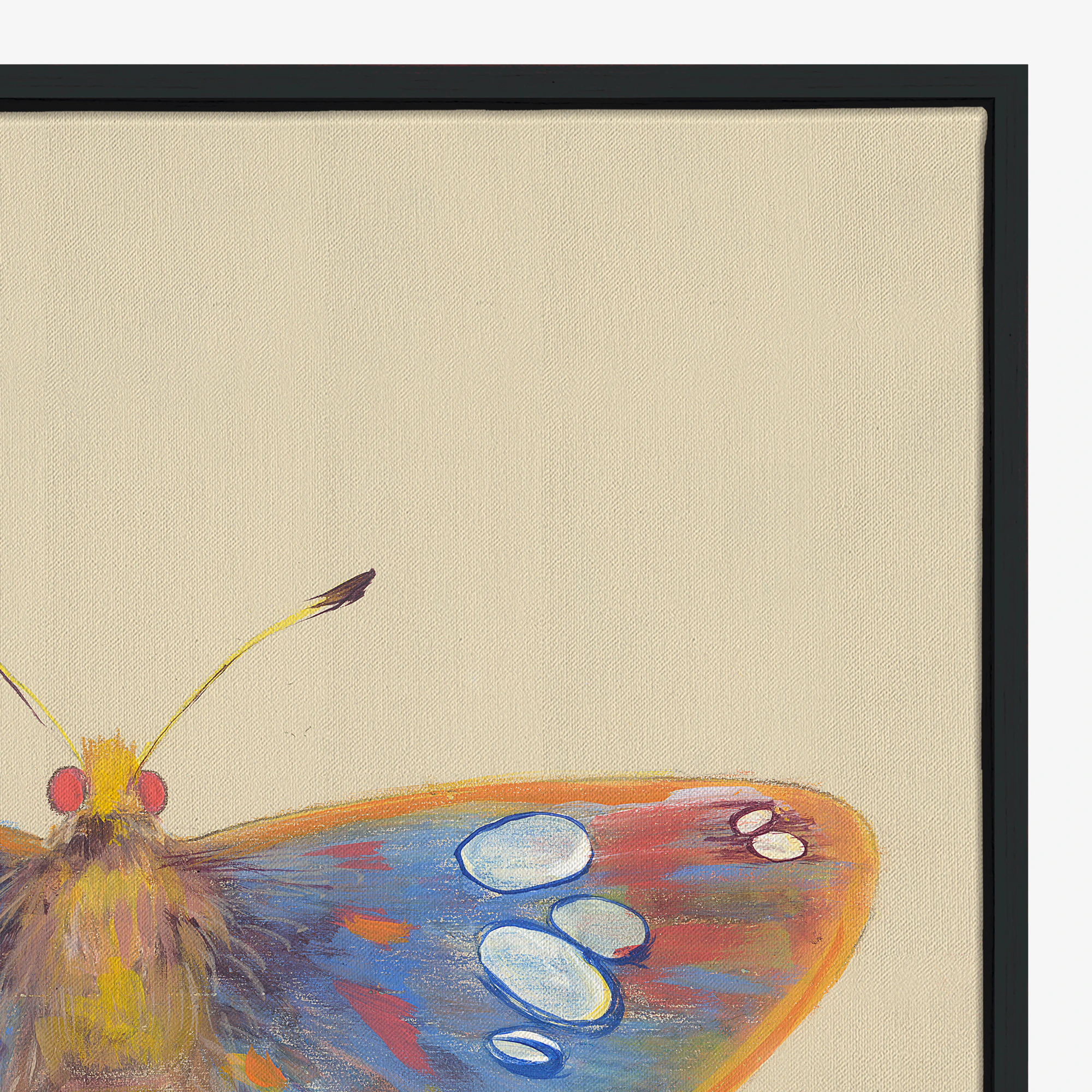 Butterfly Wall Art Yellow
