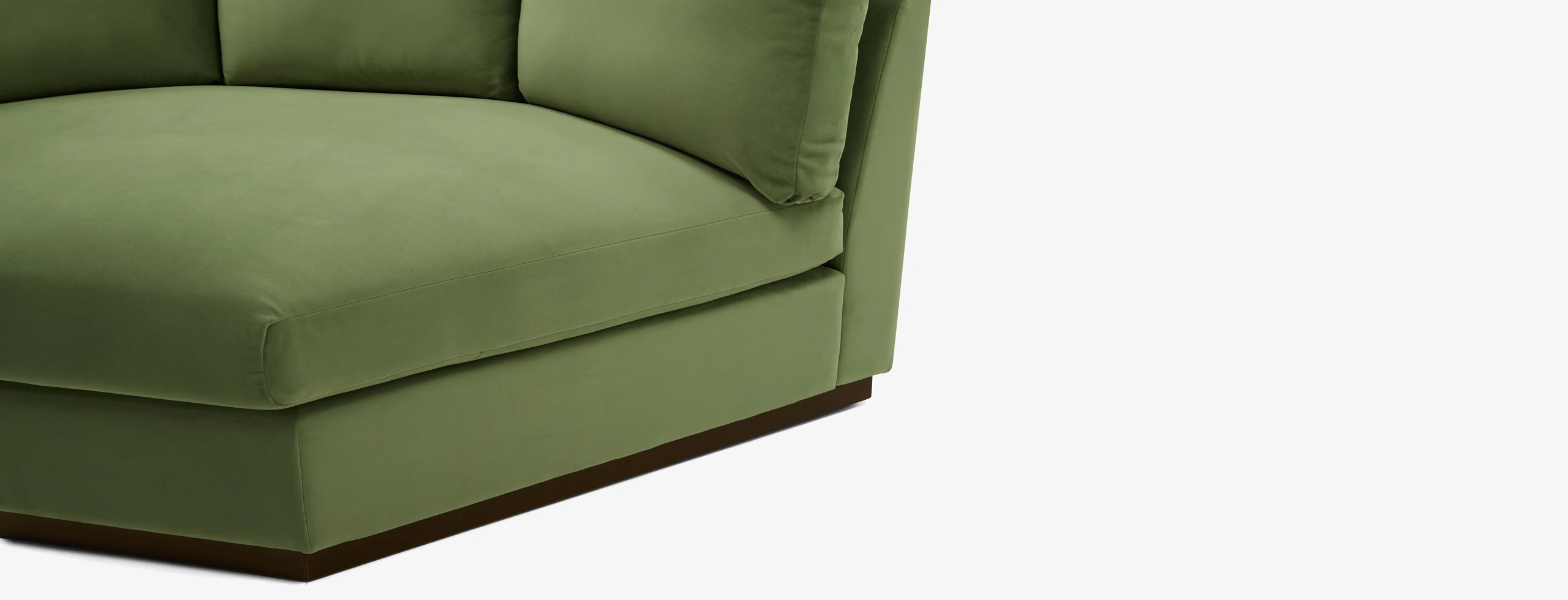 Holt Modula Wedge Armless Sectional Royale Sage