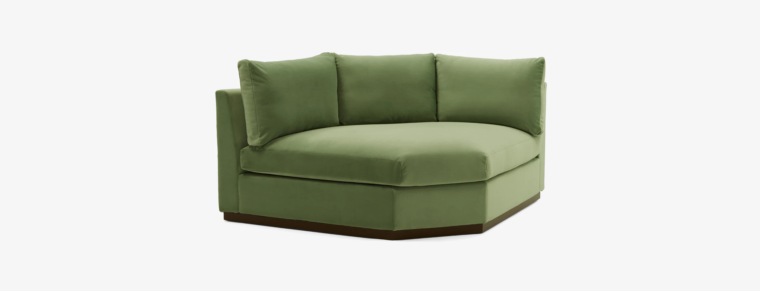 Holt Modula Wedge Armless Sectional Royale Sage