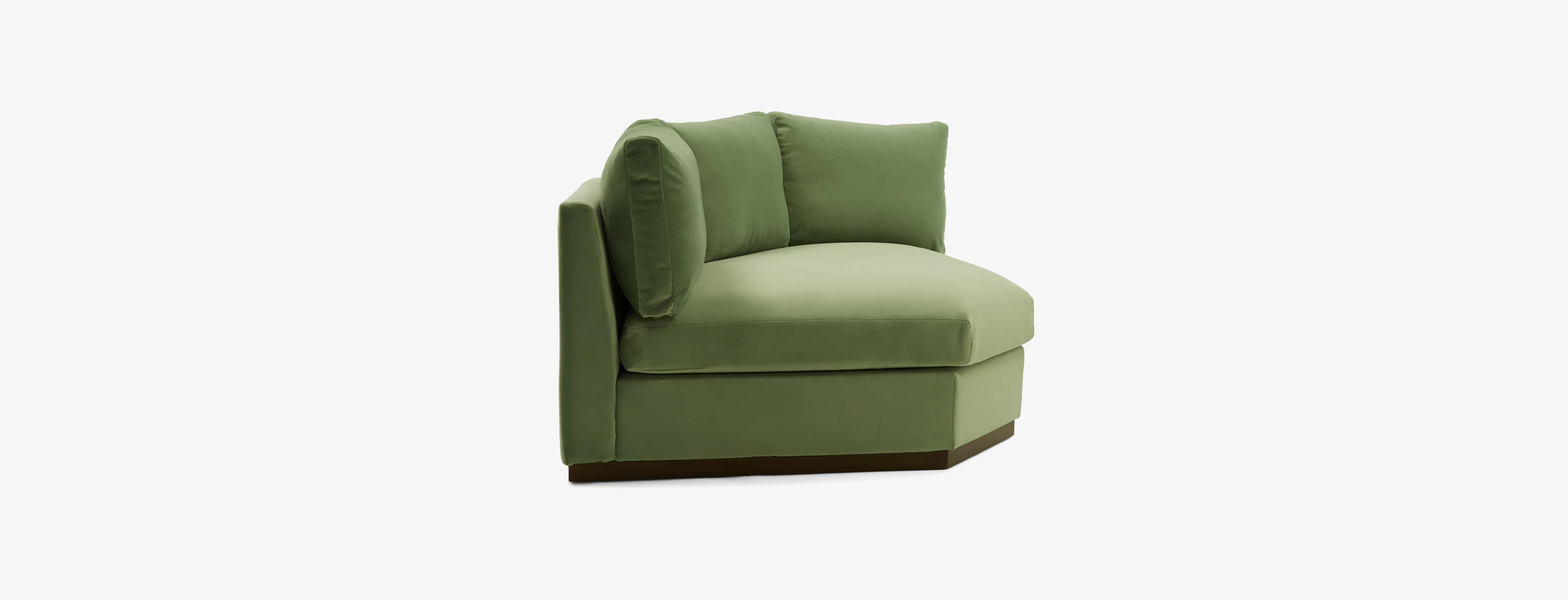 Holt Modula Wedge Armless Sectional Royale Sage