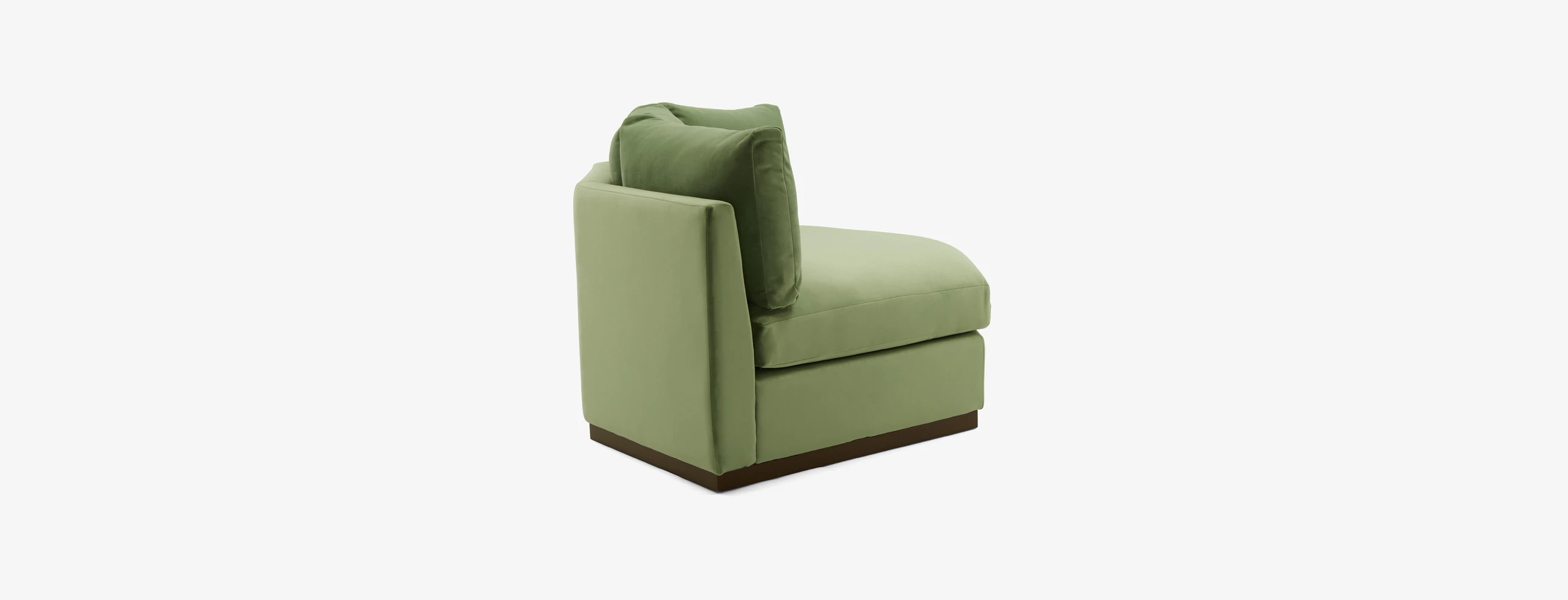 Holt Modula Wedge Armless Sectional Royale Sage