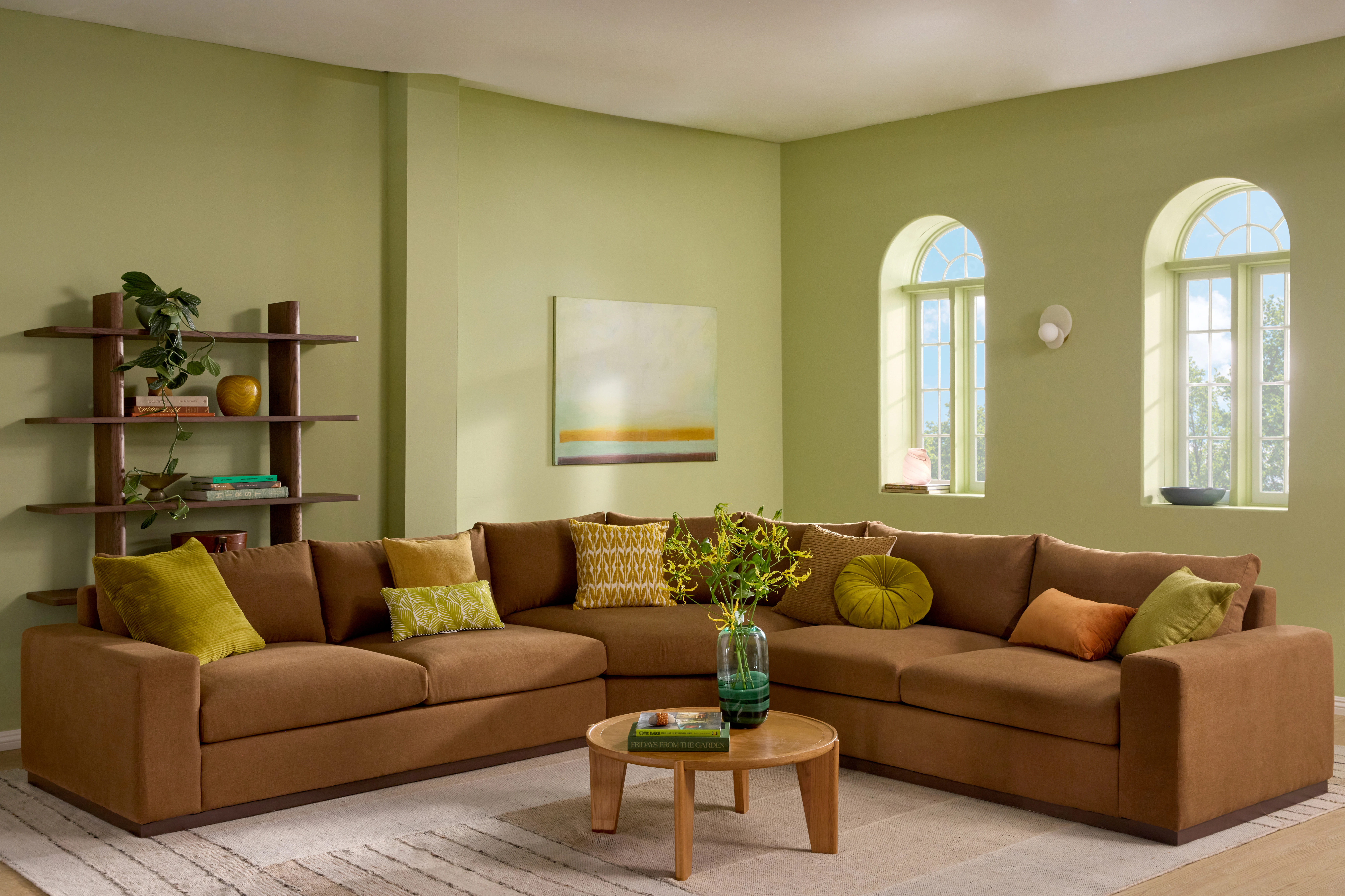 Holt Modular Wedge Corner Sectional Faithful Mocha
