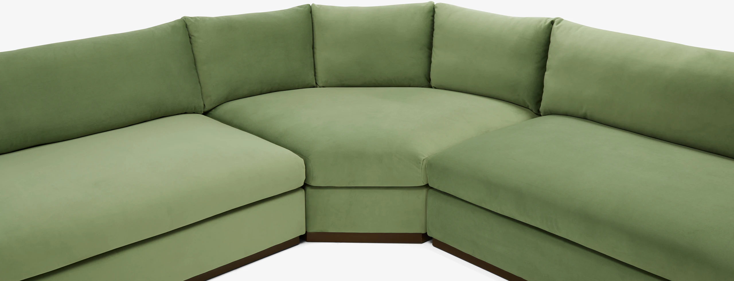 Holt Modula Wedge Armless Sectional Royale Sage
