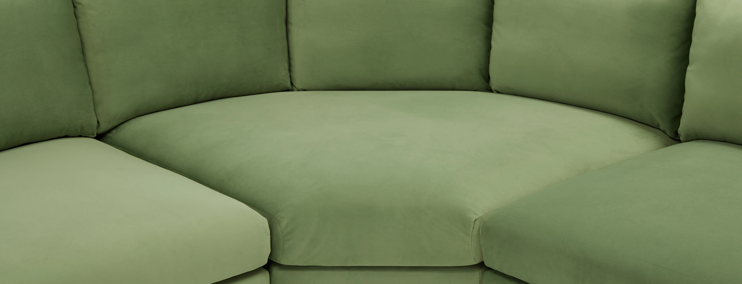 Holt Modula Wedge Armless Sectional Royale Sage
