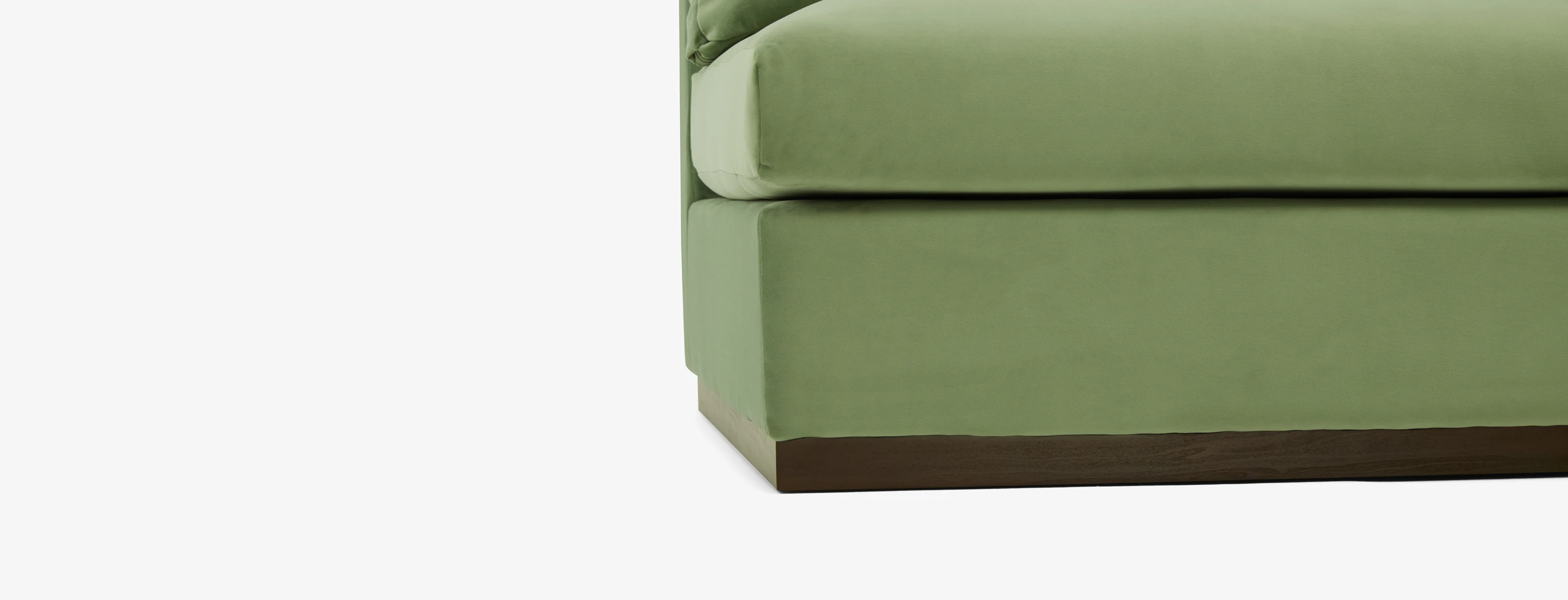 Holt Modula Wedge Armless Sectional Royale Sage