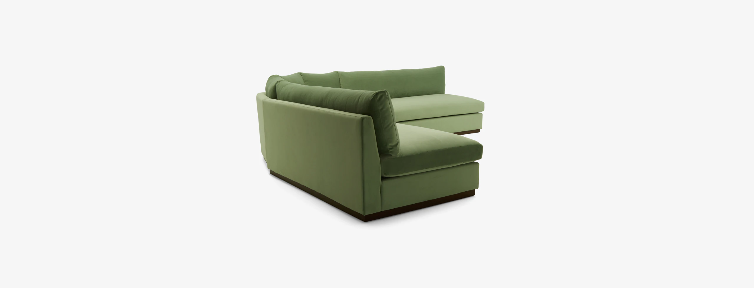 Holt Modula Wedge Armless Sectional Royale Sage