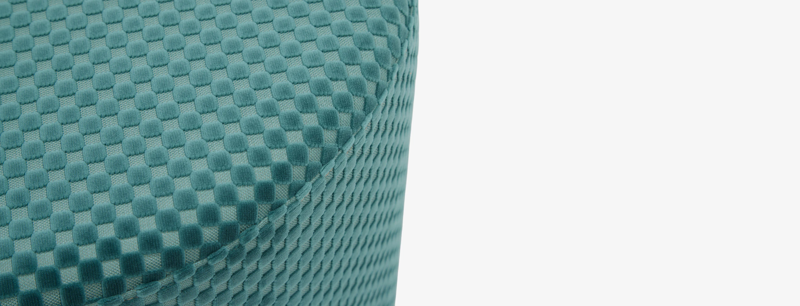 Hanna Petite Ottoman Checker Tapestry