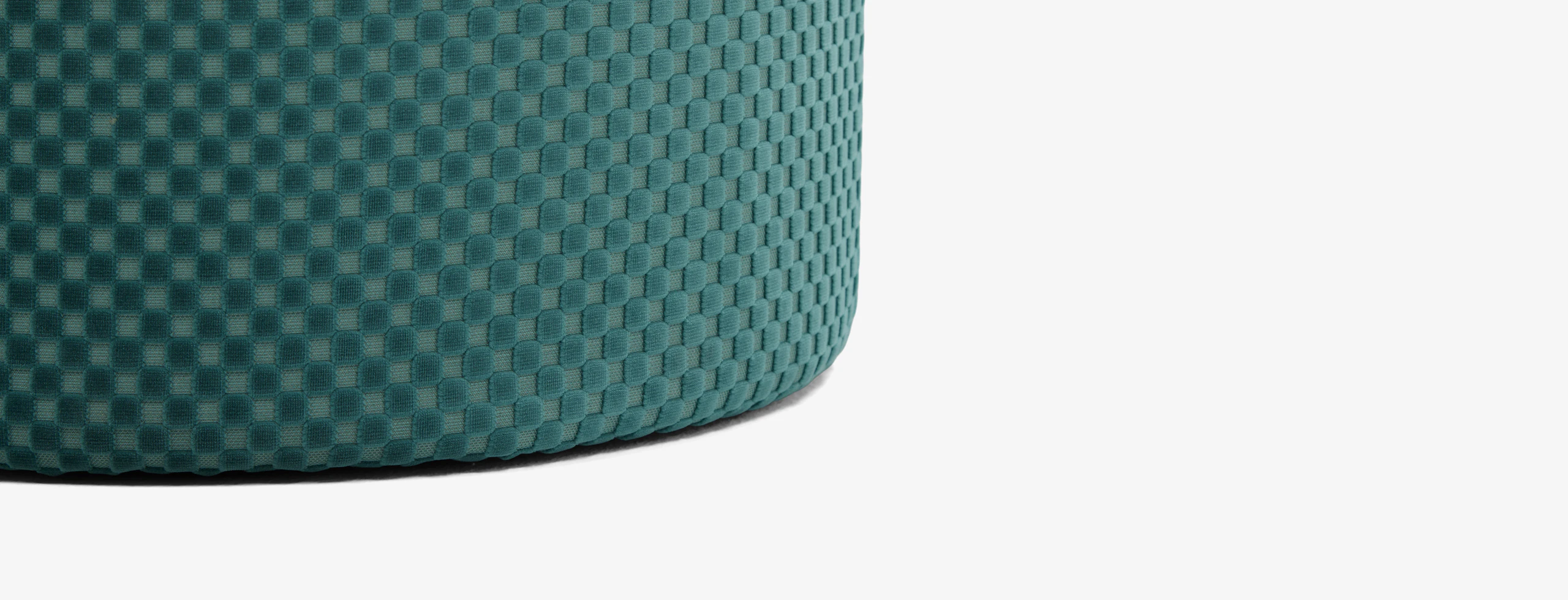 Hanna Petite Ottoman Checker Tapestry
