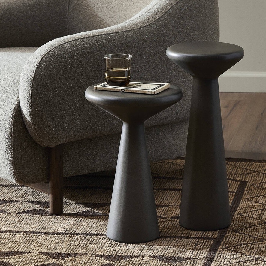 Ravine Concrete Accent Tables Grey