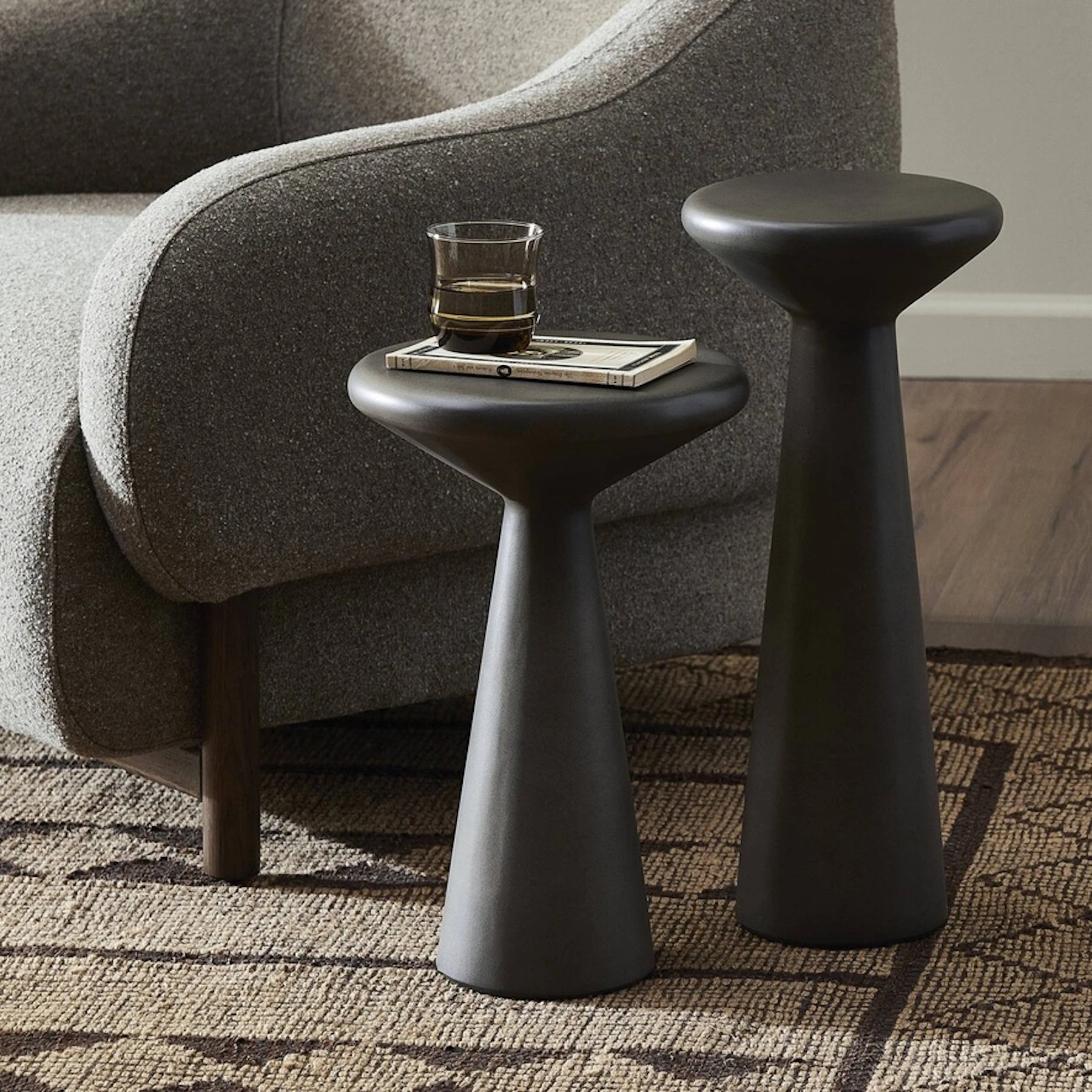 Ravine Concrete Accent Tables (Set of 2)