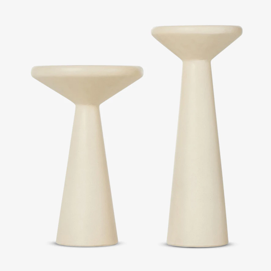 Ravine Concrete Accent Tables Natural Cream