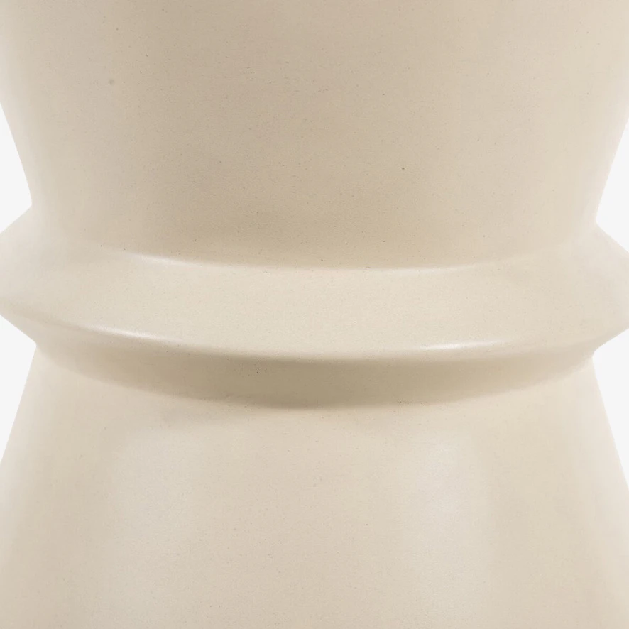 Lina End Table Natural Cream