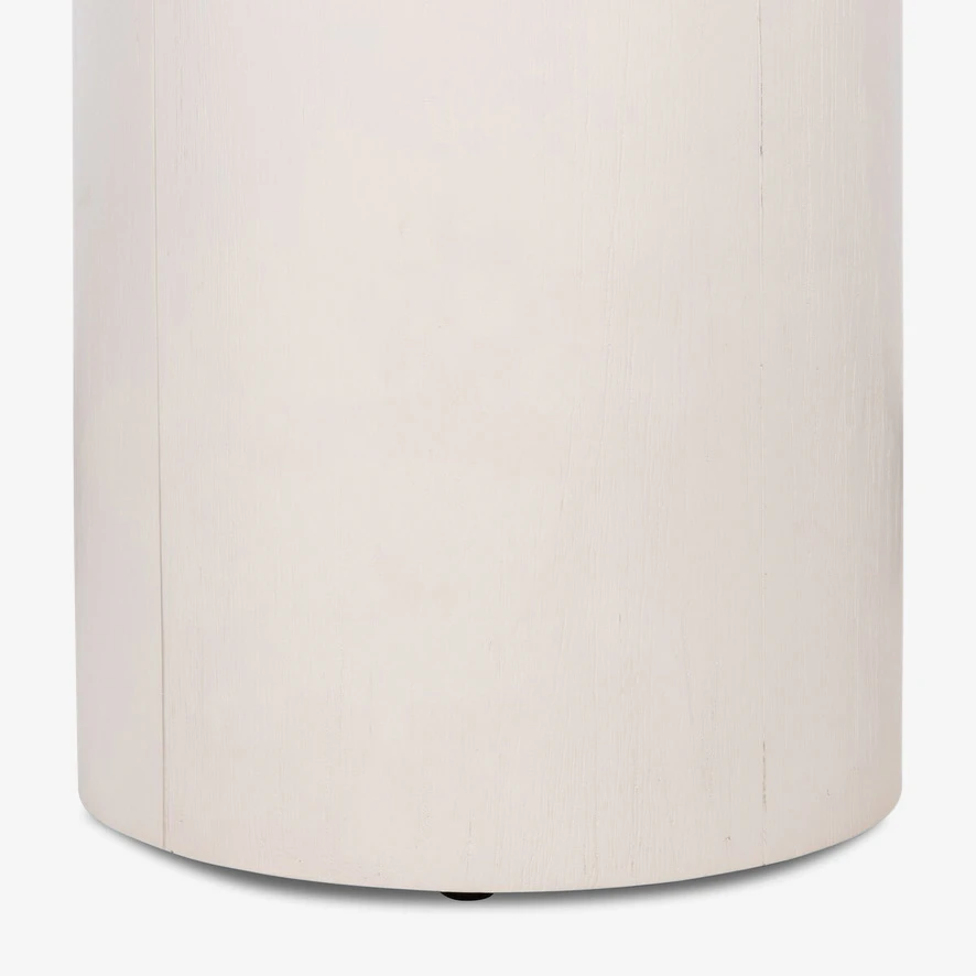 Zach End Table White