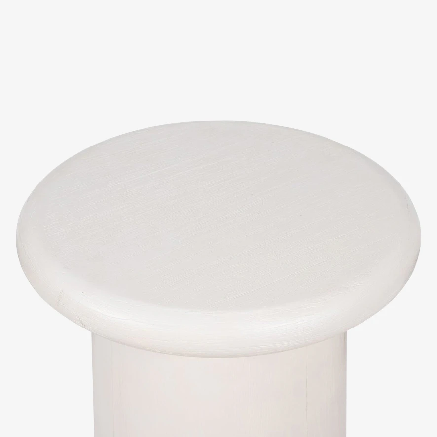 Zach End Table White