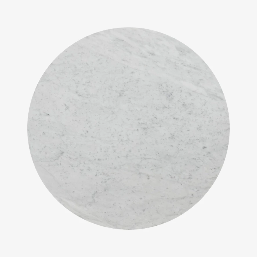 Toli End Table White Marble