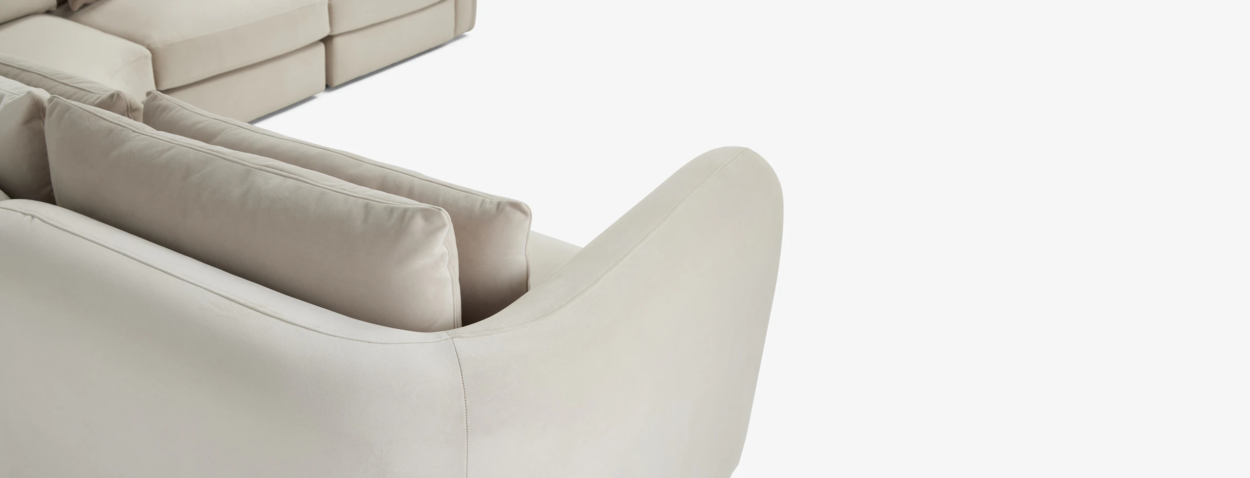 Sebastian Modular Wedge Corner Sectional Royale Sand