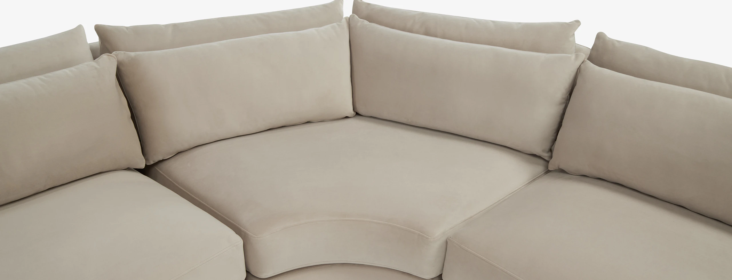 Sebastian Modular Wedge Corner Sectional Royale Sand